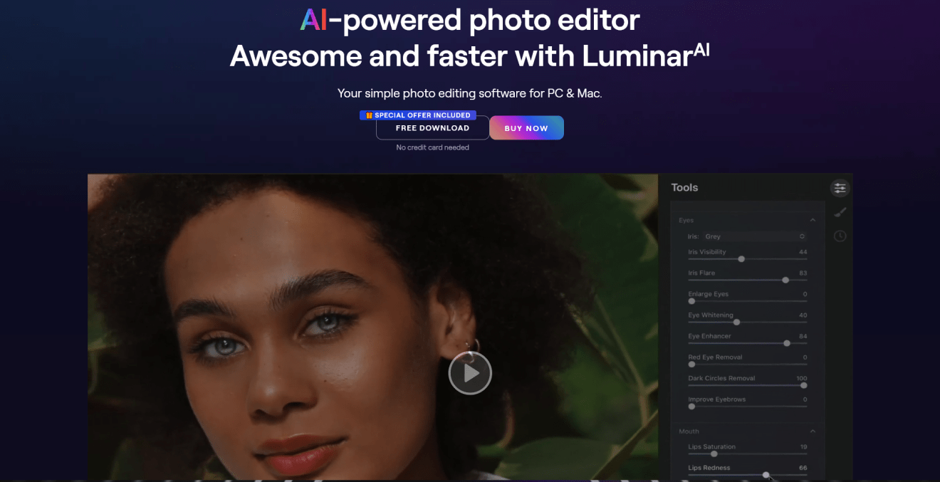 Luminar AI Photo Editor Easy With AI