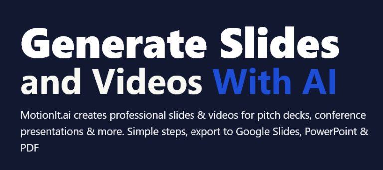 slides ai ai presentation generator for google slides