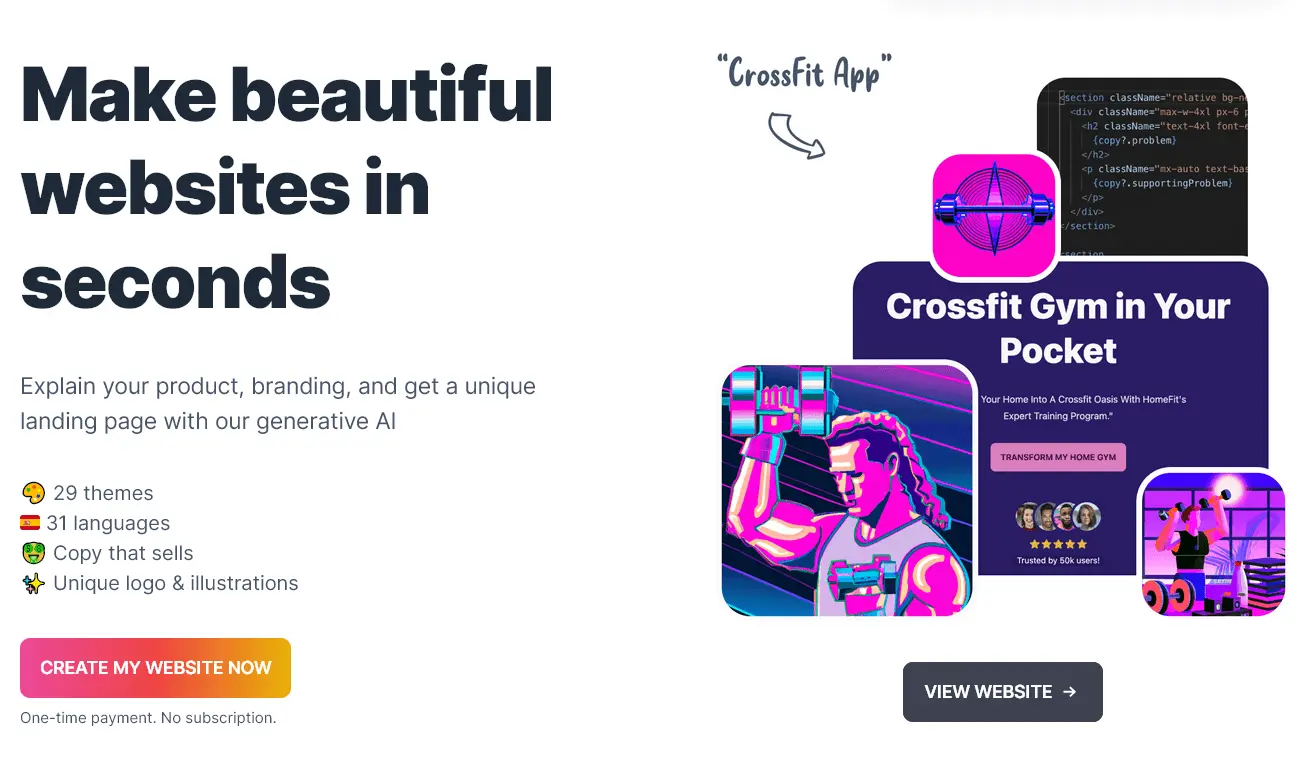Landing AI - AI Website & Landing Page Builder - Easy With AI