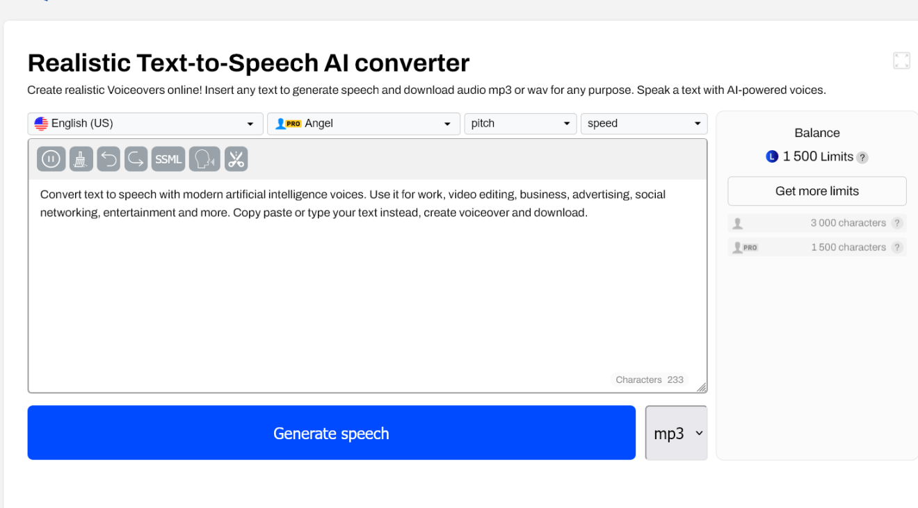 SpeechGen.io - Easy With AI