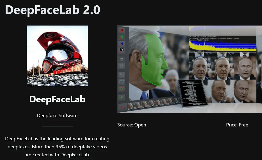 DeepFaceLab - AI Video Tools