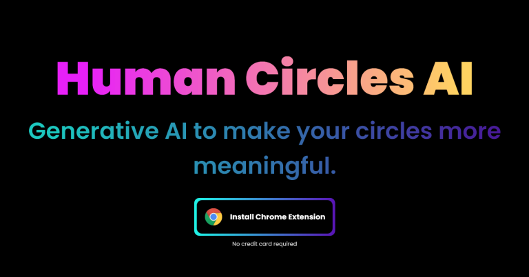 Feature image of Human Circles AI | ToolJunction