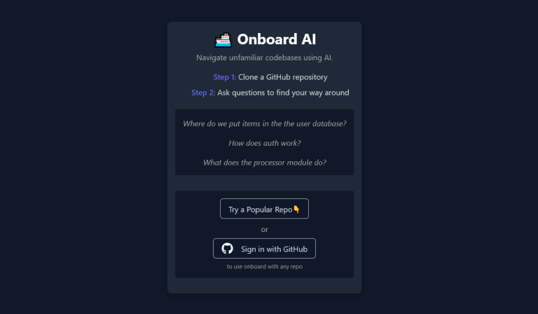 Onboard AI