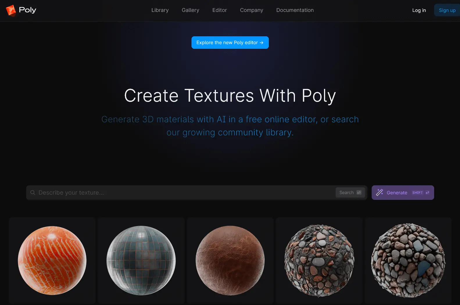 Poly - AI Texture Creation - Easy With AI