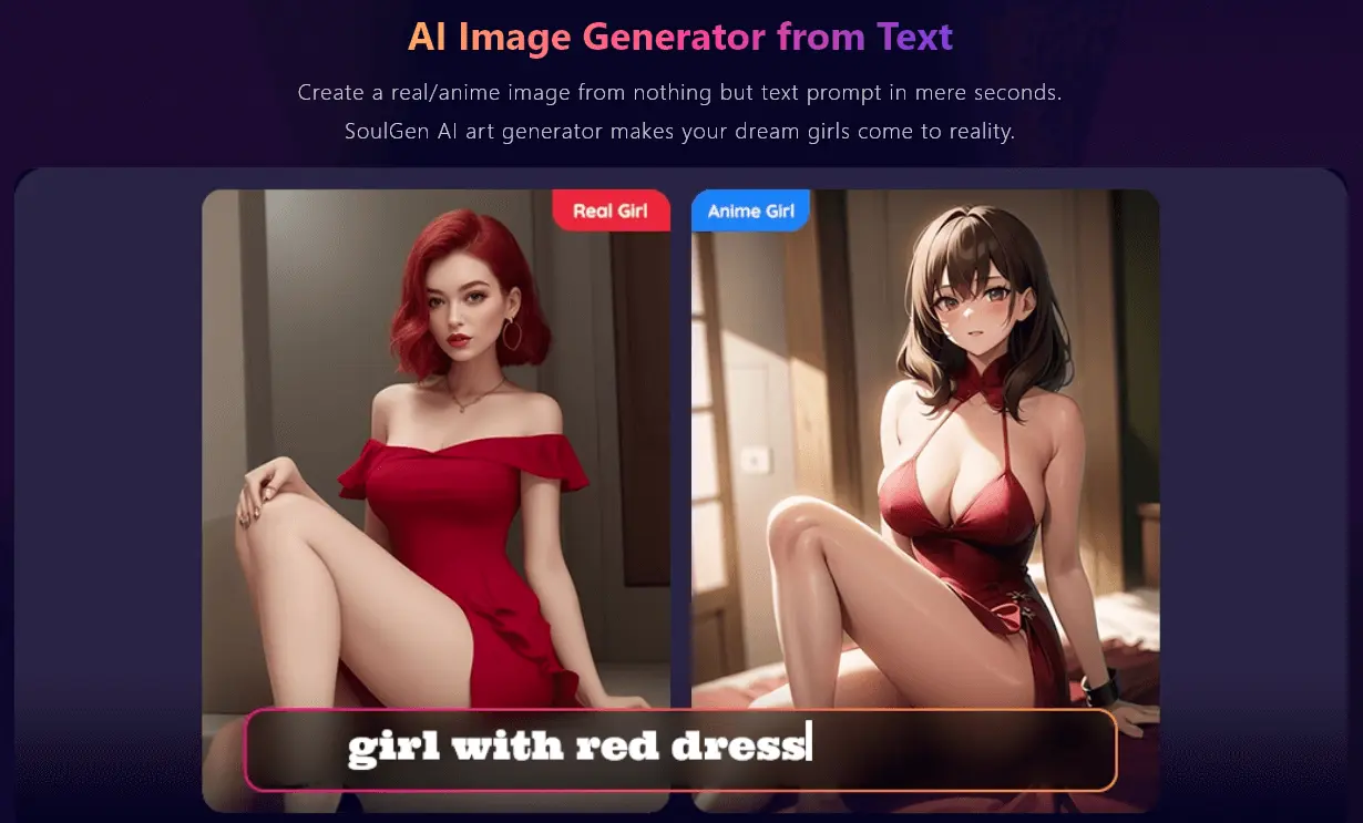 SoulGen - NSFW AI Girl Generator - Easy With AI