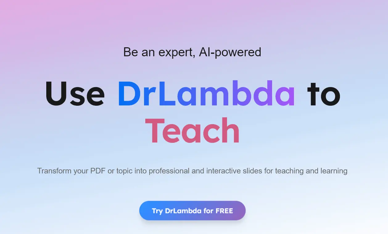 Dr. Lambda Easy With AI