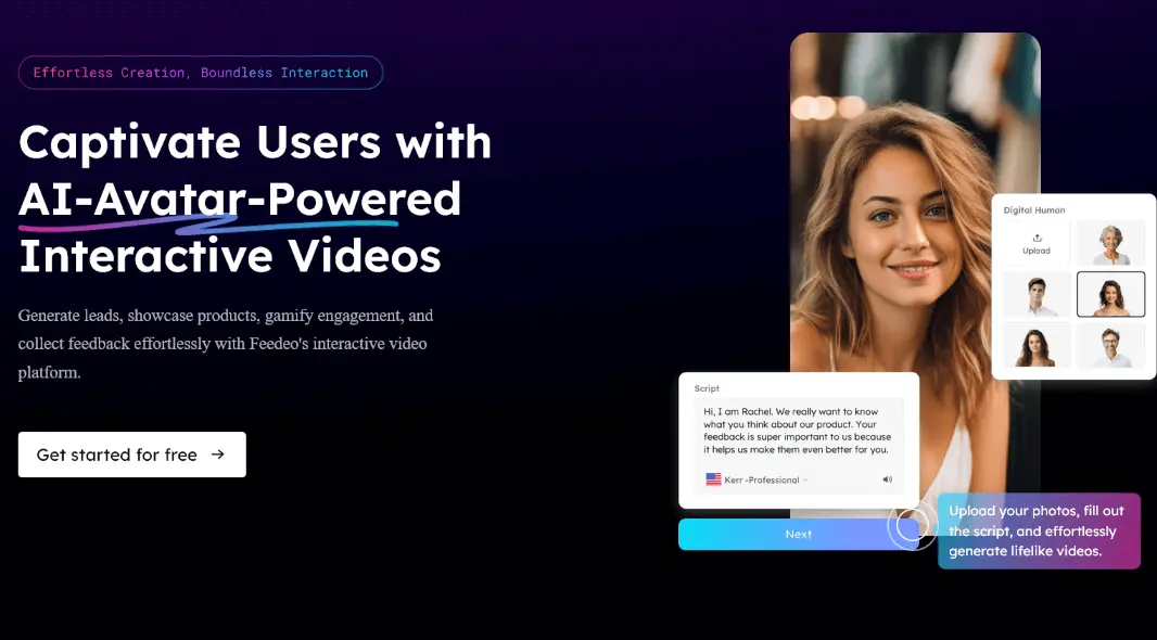 Feedeo - AI Interactive Videos - Easy With AI