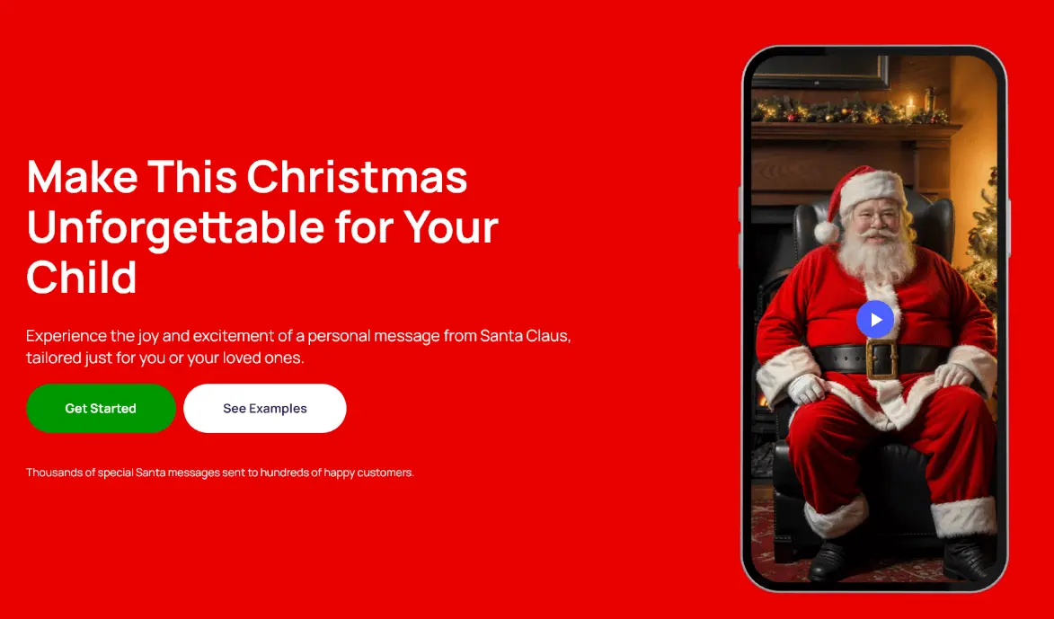 Santa Knows You Personalized Santa Videos for Children Easy With AI
