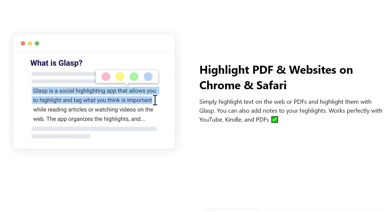 Glasp AI PDF &  Highlighter Easy With AI