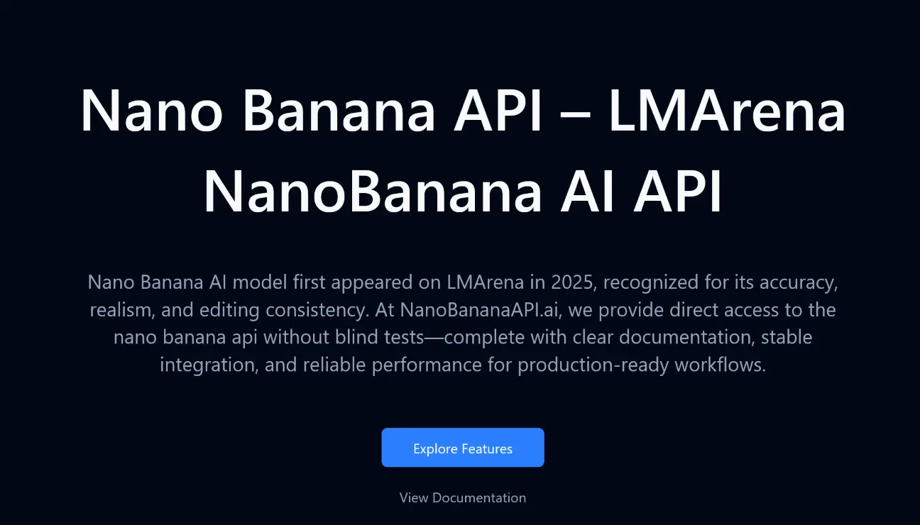 Bana Api NanoBananaAPI.ai - Easy With AI