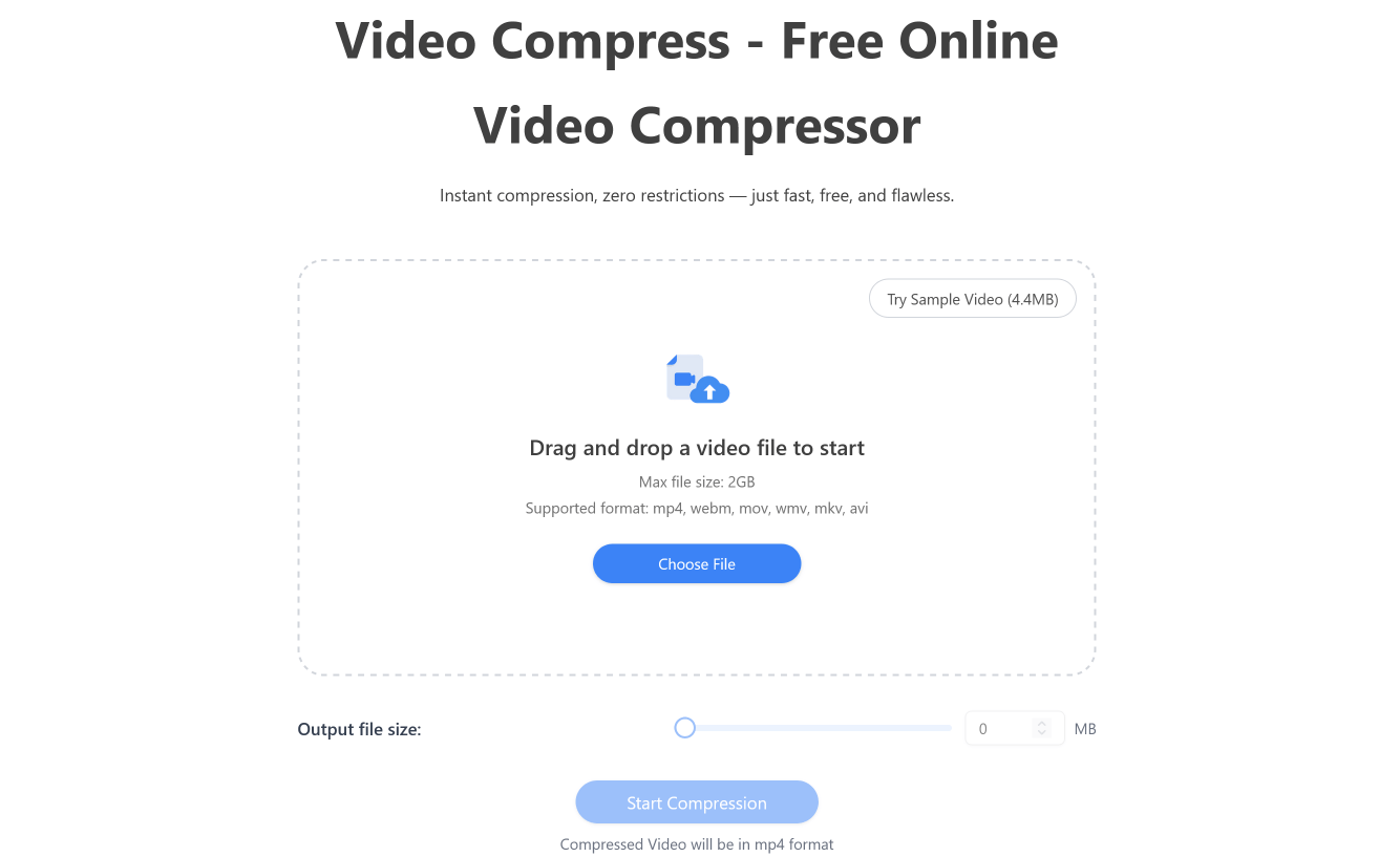 Video Compress - Easy With AI