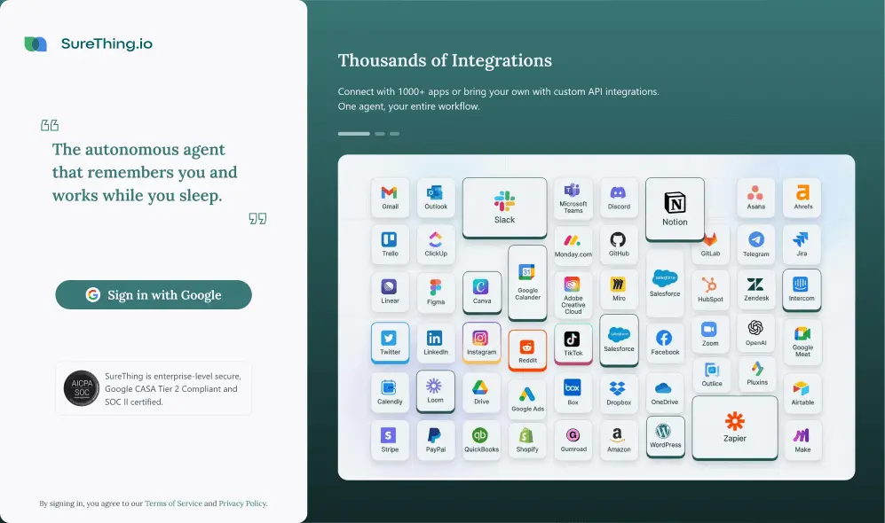 SureThing - Easy With AI